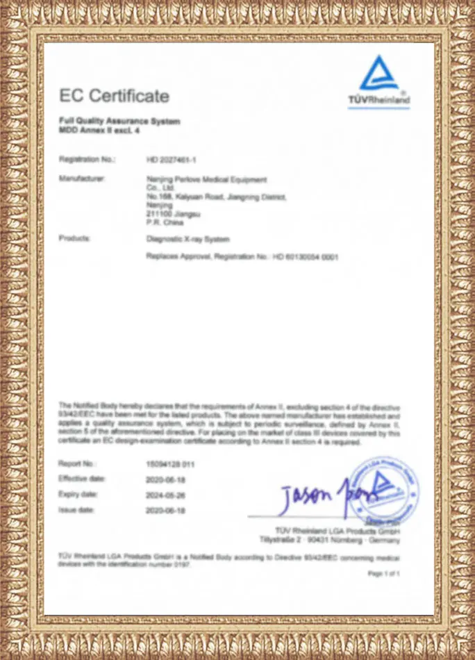 CE Certificate